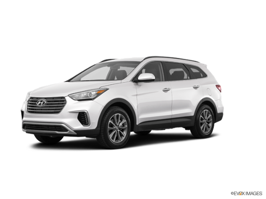 2017 Hyundai Santa Fe in Monaco White