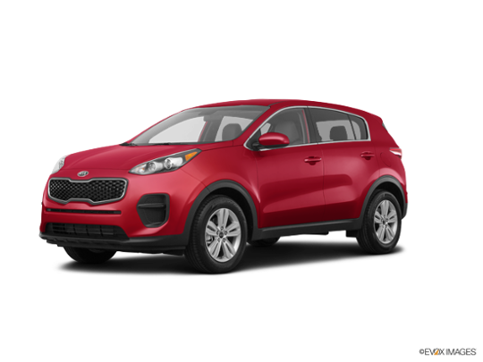 2017 Kia Sportage in Hyper Red