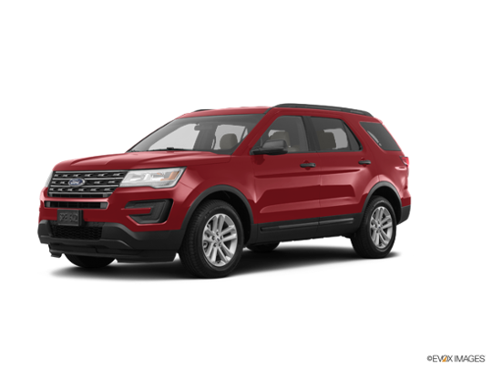 2017 Ford Explorer in Ruby Red Metallic Tinted Clearcoat