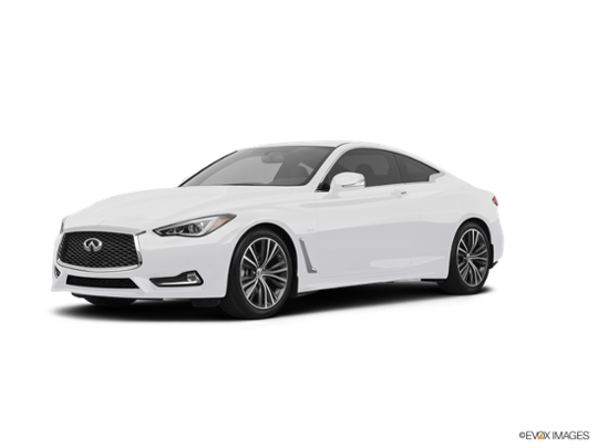 2017 INFINITI Q60 in Pure White