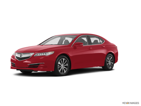 2017 Acura TLX in San Marino Red
