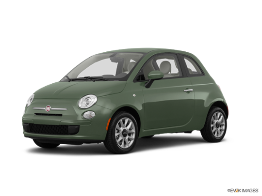 2017 FIAT 500 in Verde Chiaro (Light Green)