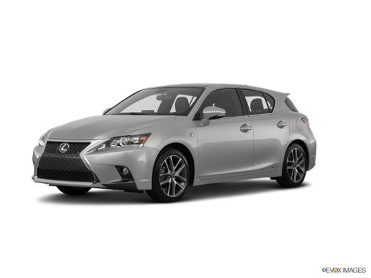 2017 Lexus CT 200h in Atomic Silver w/Black Roof