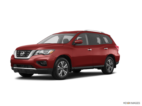 2017 Nissan Pathfinder in Cayenne Red Metallic