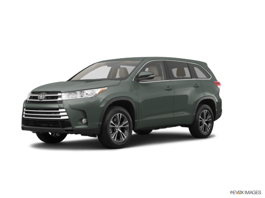 2017 Toyota Highlander in Alumina Jade Metallic