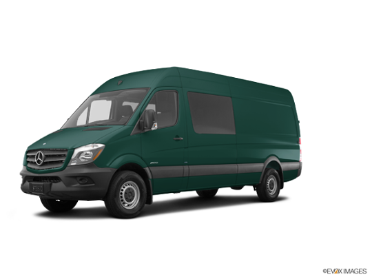2017 Mercedes-Benz Sprinter Crew Van in Aqua Green Metallic