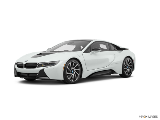2017 BMW i8 in Crystal White Pearl Metallic w/Frozen Gray Accent