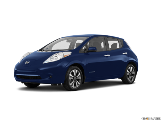 2017 Nissan LEAF in Deep Blue Pearl