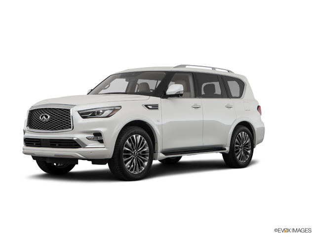 QX80 RWD Moonstone White