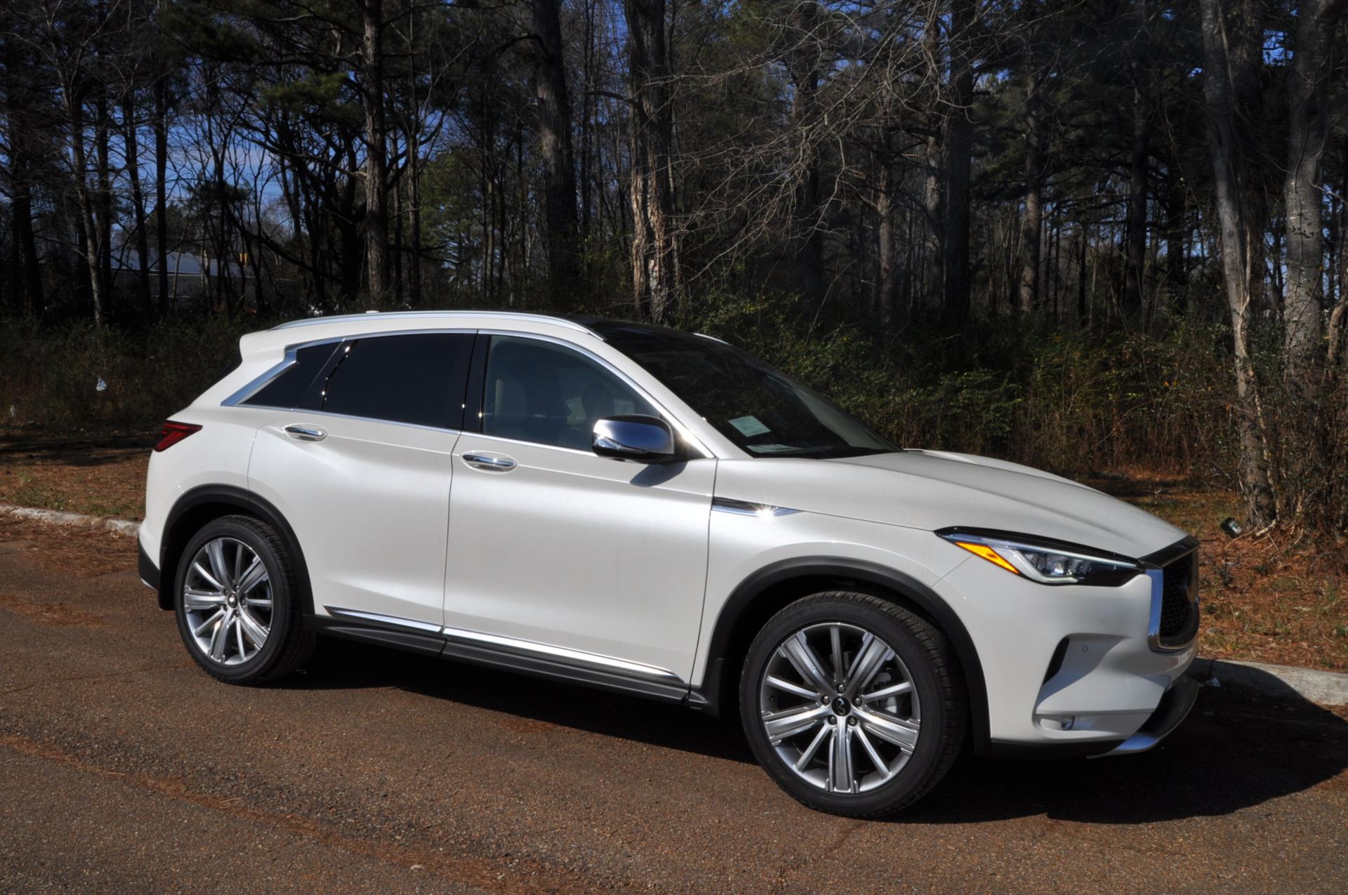 A 2021 INFINITI QX50 in Huntsville AL dealer Smith INFINITI of