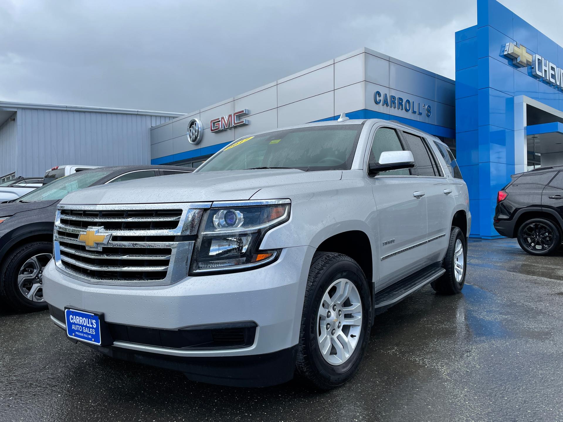 Used 2017 Chevrolet Tahoe 4wd Lt In Silver Ice Metallic For Sale In Presque Isle Maine 3582a