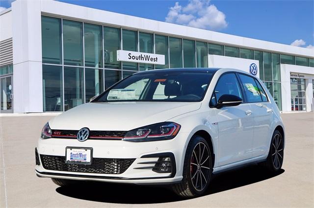 New Pure White 2021 Volkswagen Golf Gti Autobahn For Sale At Southwest Volkswagen In Weatherford V210246