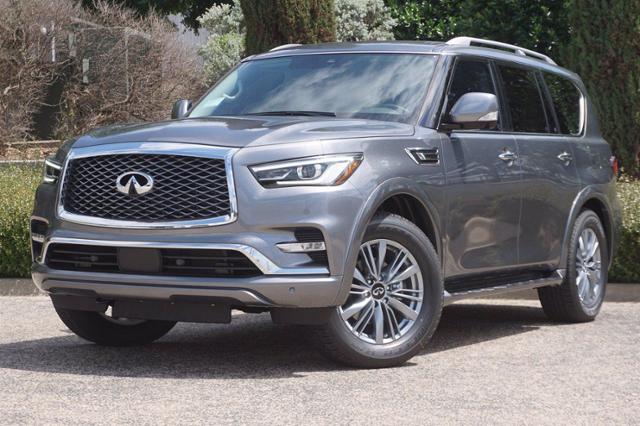 New Liquid Platinum 2021 INFINITI QX80 LUXE AWD: JN8AZ2AEXM9272321