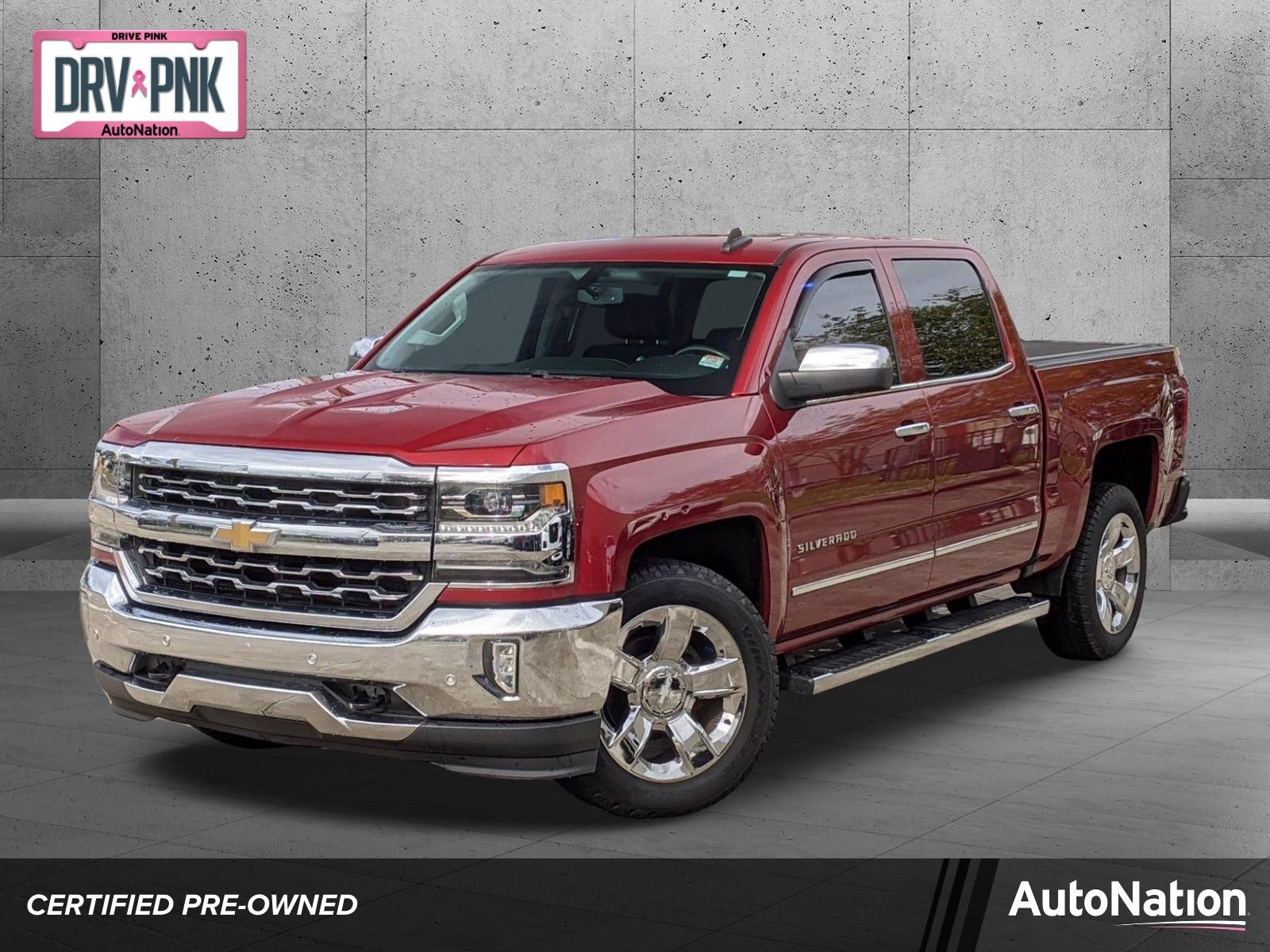 Certified Cajun Red Tintcoat 2018 Chevrolet Silverado 1500 Crew Cab Short Box 2 Wheel Drive Ltz For Sale In Miami Fl Jg345870