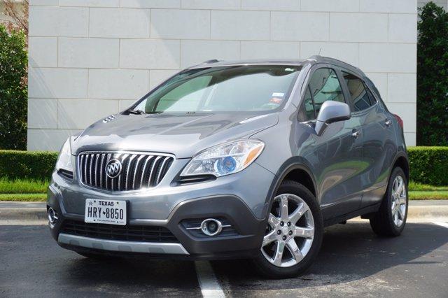 Used Satin Steel Gray Metallic 2013 Buick Encore Fwd 4dr Leather Kl4cjcsb1db163500
