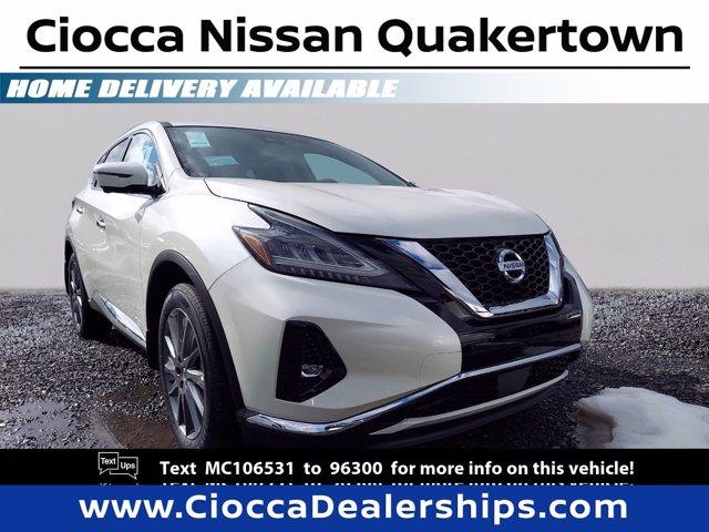 Pearl White Tricoat 2021 Nissan Murano For Sale At Ciocca Dealerships Vin 5n1az2bs5mc106531