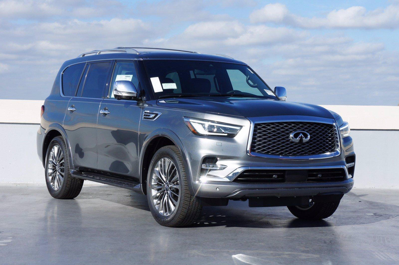 New 2021 Infiniti Qx80 Graphite Shadow With Photos Sensory Jn8az2bf6m9715930