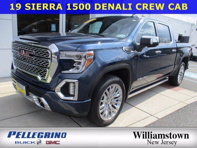 Certified Pacific Blue Metallic 2019 Gmc Sierra 1500 Williamstown New Jersey