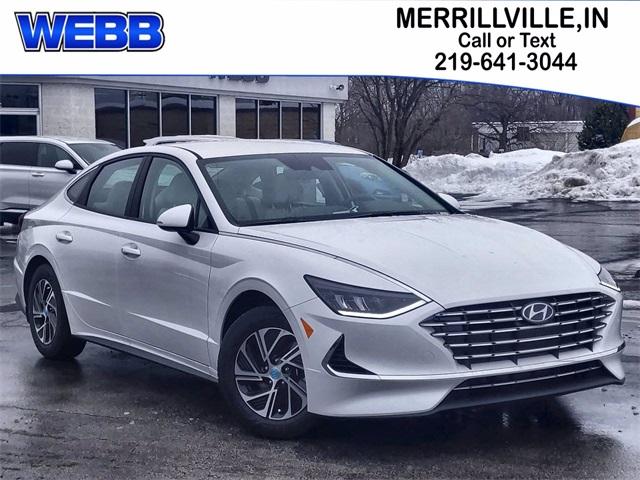 2021 Hyundai Sonata Hybrid Vehicle Photo in Merrillville, IN 46410