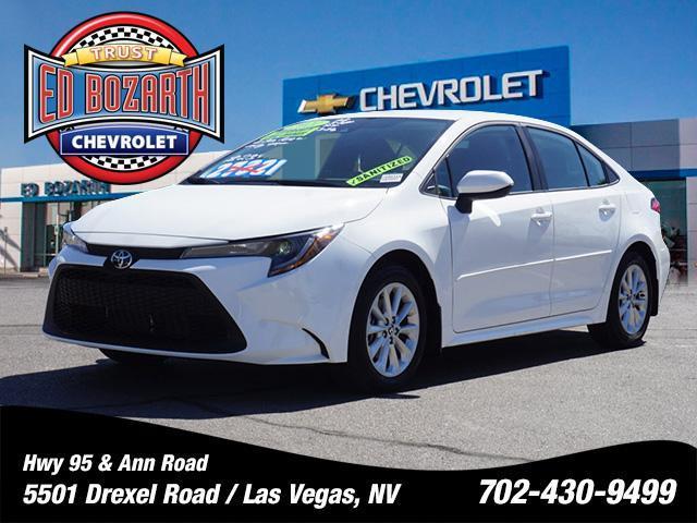 Las Vegas Super White 2021 Toyota Corolla Used Car For Sale