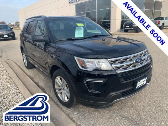 Shadow Black 18 Ford Explorer For Sale At Bergstrom Automotive Vin 1fm5k8d81jga306