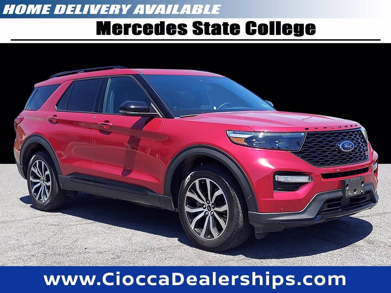 Rapid Red Metallic Tinted Clearcoat Ford Explorer For Sale At Ciocca Dealerships Vin 1fm5k8gc2lga