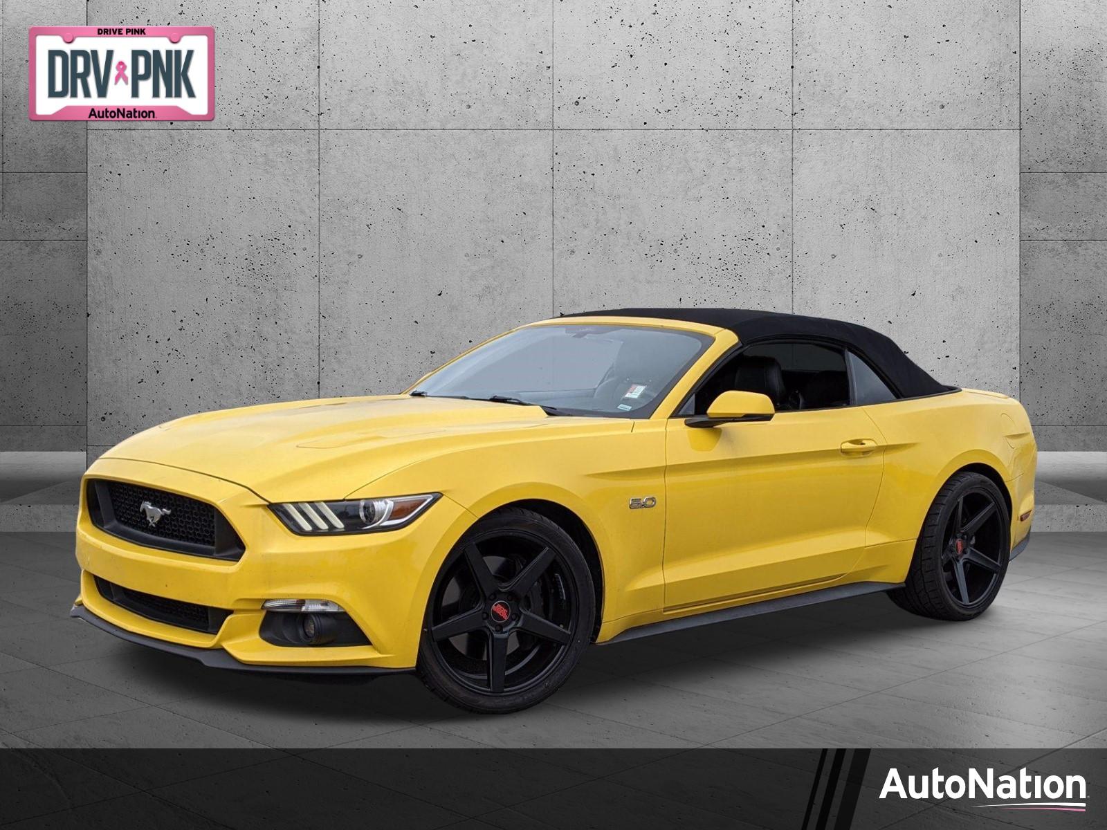 Used Triple Yellow Tri Coat 2017 Ford Mustang Gt Premium Convertible For Sale In Miami Fl H5292546