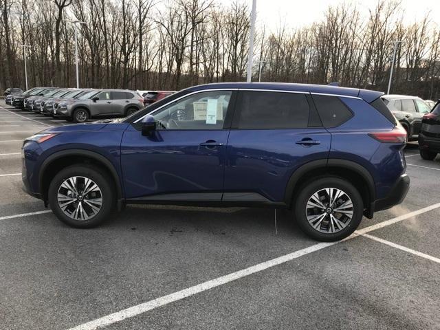 Caspian Blue Metallic 2021 Nissan Rogue AWD SV for Sale at Criswell ...