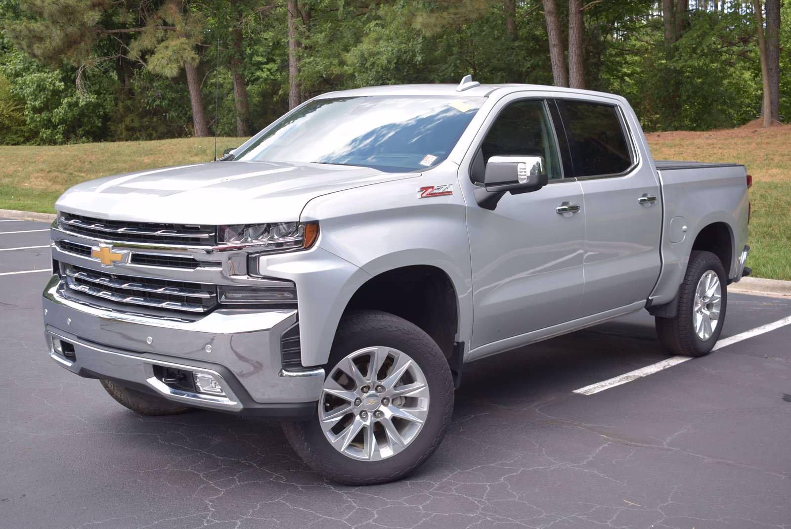 Used Truck 2019 Silver Ice Metallic Chevrolet Silverado 1500 Ltz For Sale In Nc Skudm51762b