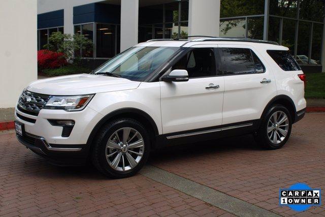 Used White Platinum Metallic Tri Coat 18 Ford Explorer Limited For Sale In Renton Wa Good Chevrolet 1fm5k8f85jgb