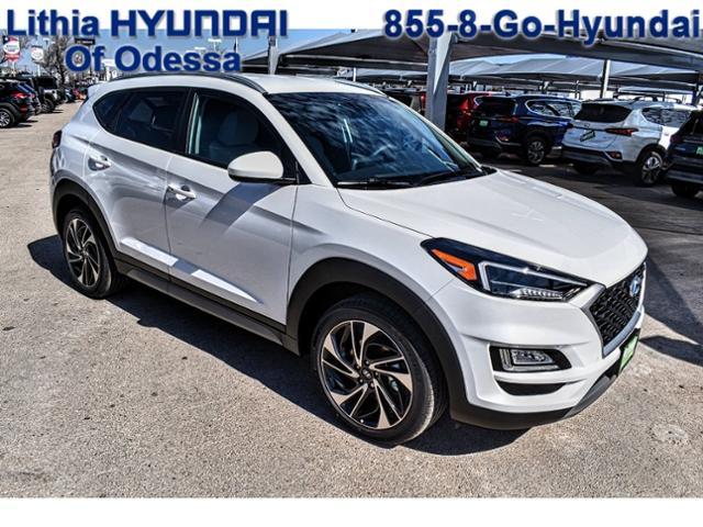 New 2020 Hyundai Tucson Sport Fwd White Cream Sport Utility In Odessa Km8j33al1lu222786