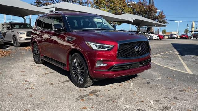 Coulis Red 2021 INFINITI QX80 in San Antonio, TX - VIN: JN8AZ2AF0M9715312