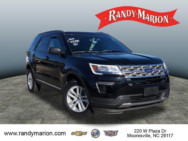 Mooresville Shadow Black 18 Ford Explorer Used Suv For Sale 1fm5k8djgb