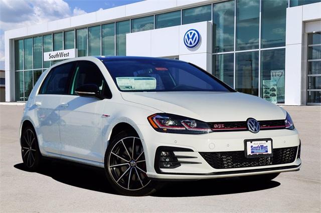 New Pure White 2021 Volkswagen Golf Gti Autobahn For Sale At Southwest Volkswagen In Weatherford V210246