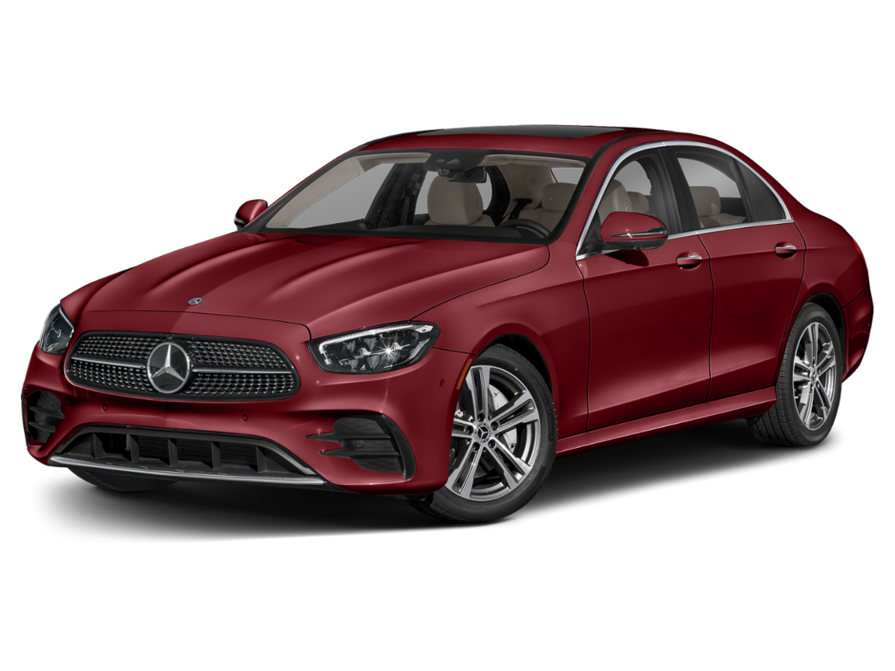 E-Class E 350 designo Cardinal Red Metallic