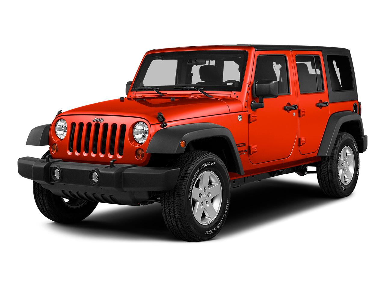 Used 2015 Firecracker Red Clear Coat Jeep Wrangler Unlimited Sahara For ...