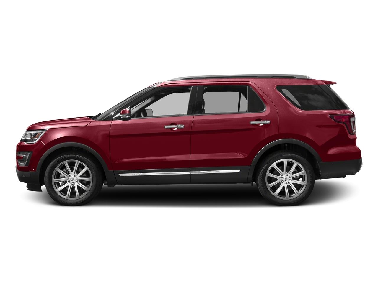 Certified Ruby Red Metallic Tinted Clearcoat 2017 Ford Explorer Limited 