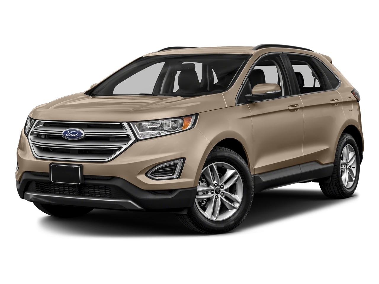 Used 2018 White Gold Metallic 3.5L V6 Ti-VCT Ford Edge Titanium AWD For ...