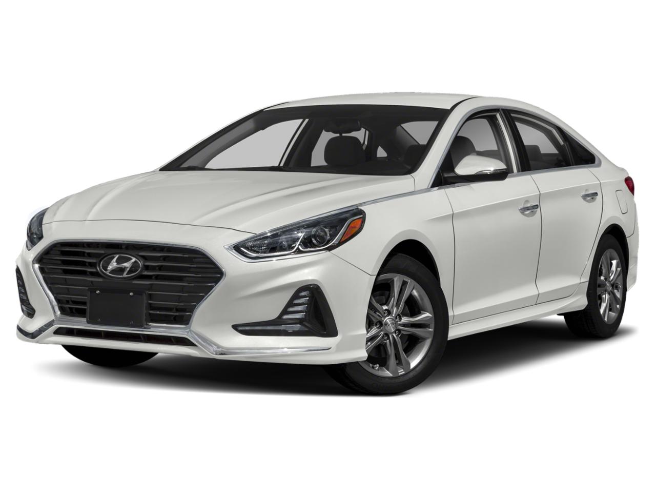 2019 Hyundai Sonata SEL 2.4L Quartz White 4D Sedan. A Hyundai Sonata at