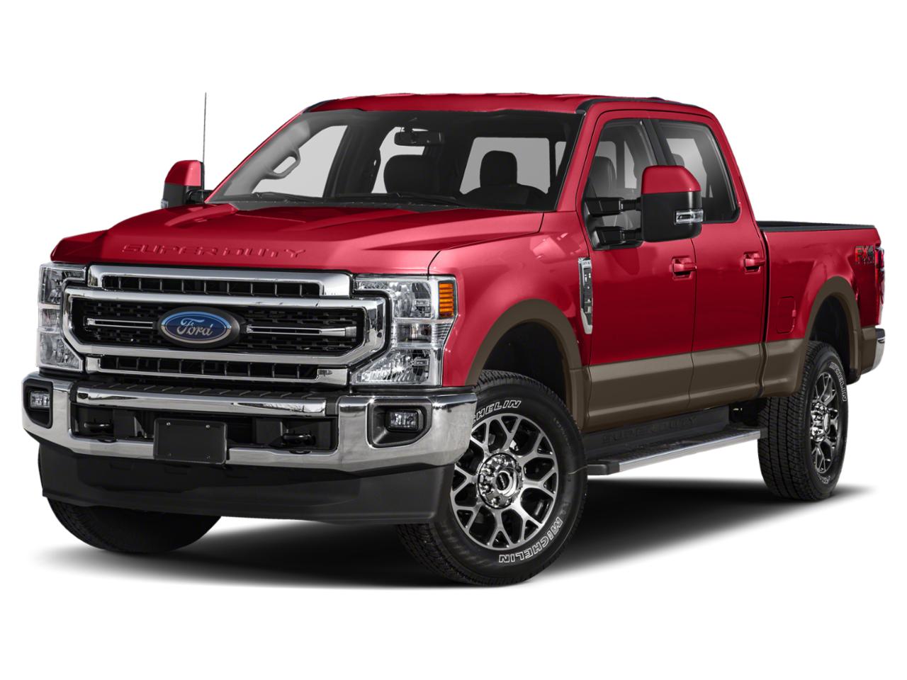 New Rapid Red Metallic Tinted Clearcoat 2021 Ford Super Duty F 250 Srw Lariat 4wd Crew Cab 6 75