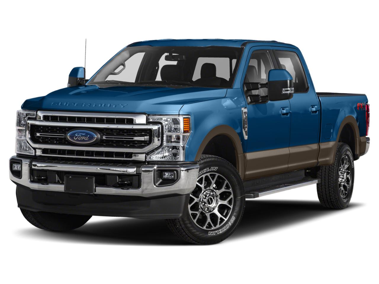 New Antimatter Blue Metallic 2021 Ford Super Duty F250 SRW LARIAT 4WD Crew Cab 6.75' Box for