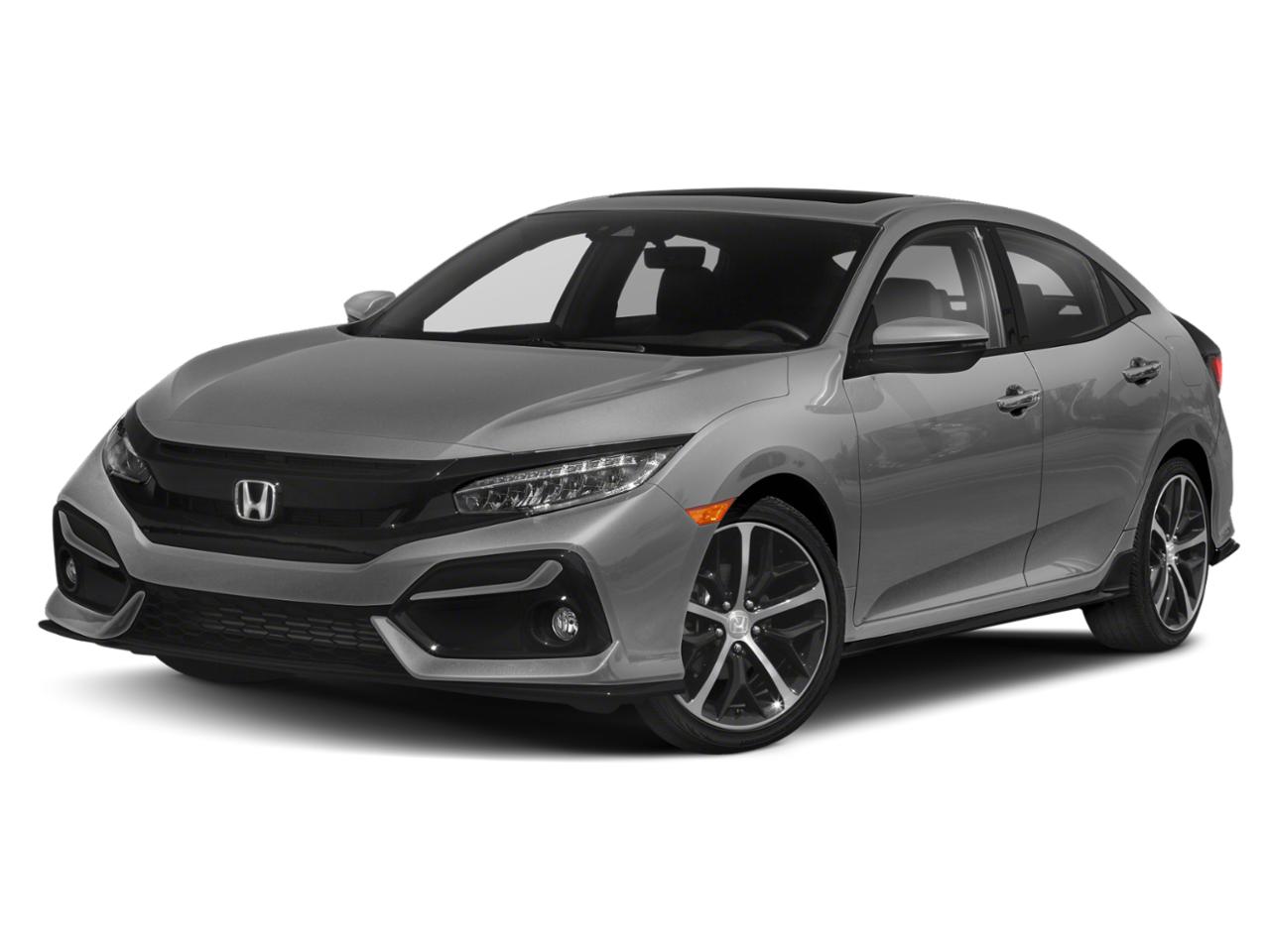 New Lunar Silver Metallic 2021 Honda Civic Hatchback Sport Touring CVT ...