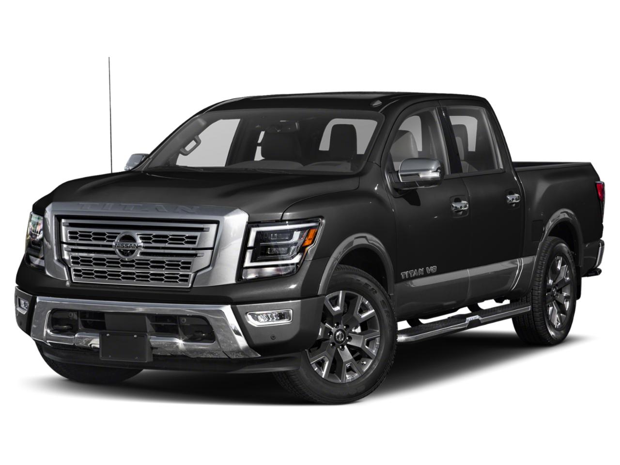 New Super Black 2021 Nissan Titan 4x4 Crew Cab Platinum Reserve for.