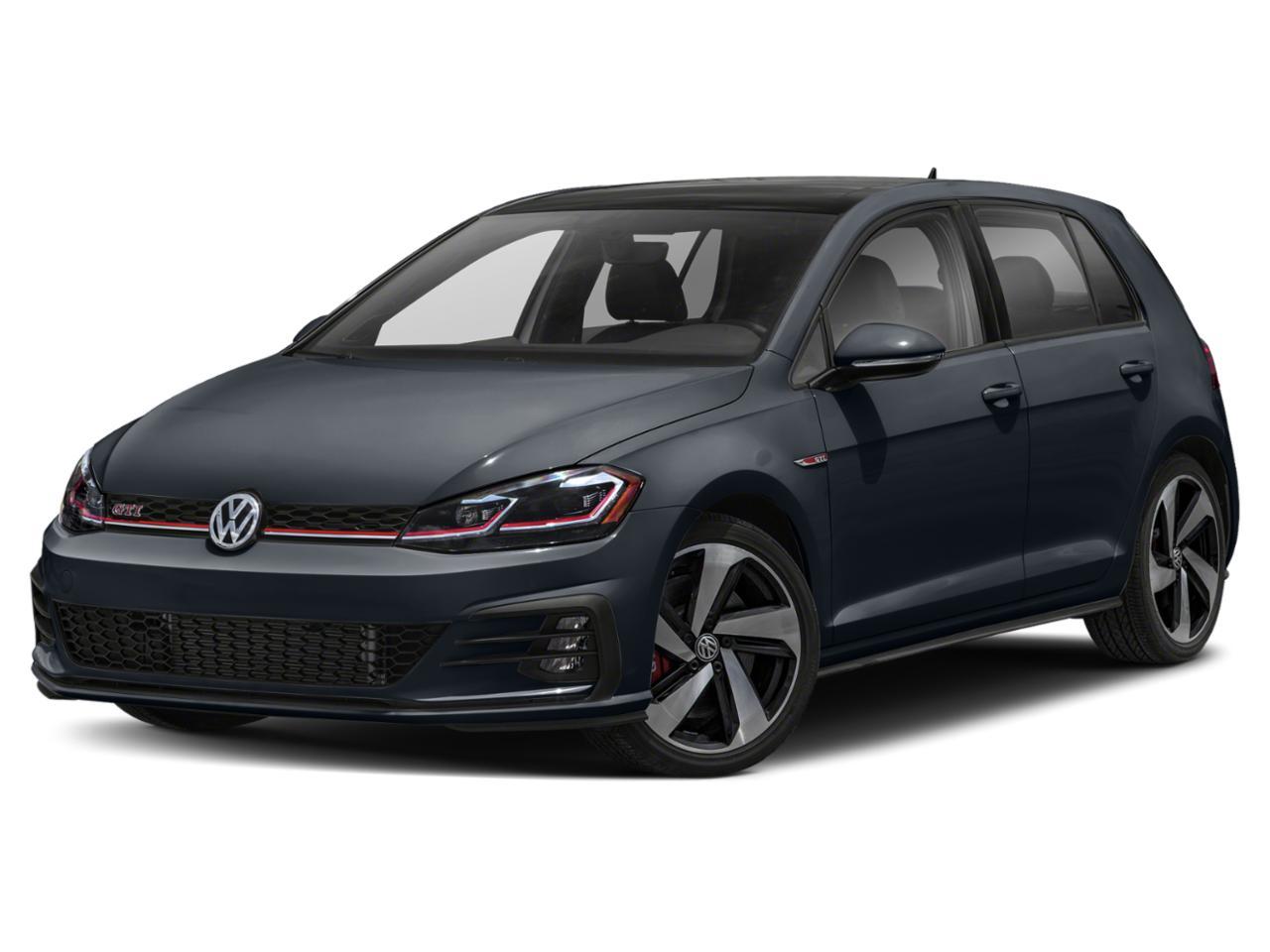 Blue Volkswagen Golf Gti Dark Iron Blue Metallic 2021 Volkswagen Golf GTI for Sale at Bergstrom