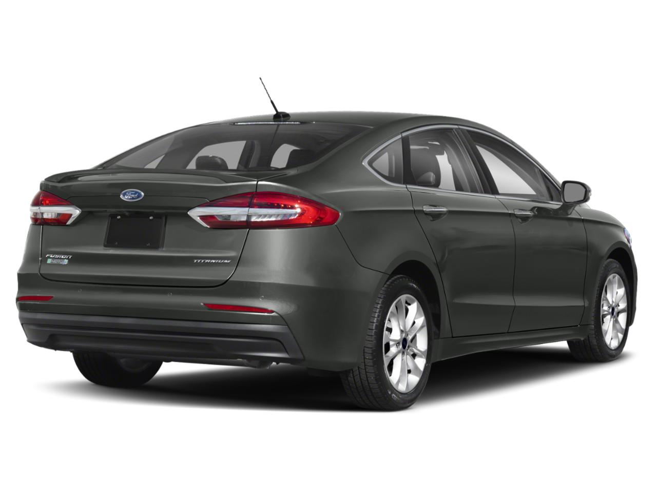 %New 2020 Ford Fusion Energi Titanium FWD in Agate Black Metallic for
