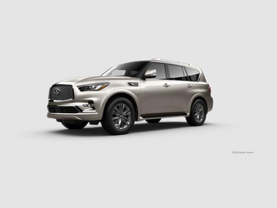 Champagne Quartz 2019 INFINITI QX80 in San Antonio, TX VIN