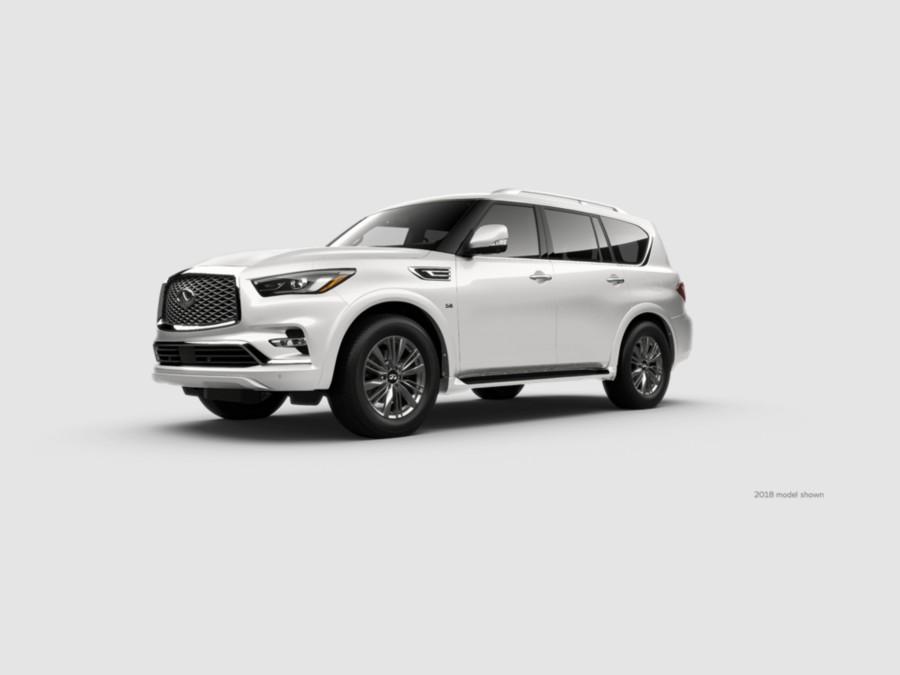 QX80 LUXE AWD Moonstone White