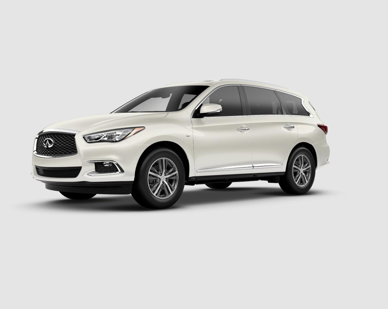 A 2020 INFINITI QX60 in Houston TX dealer Clear Lake INFINITI. Majestic