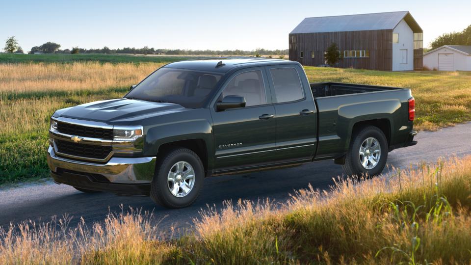Used 2017 Woodland Green Chevrolet Silverado 1500 Double Cab Standard