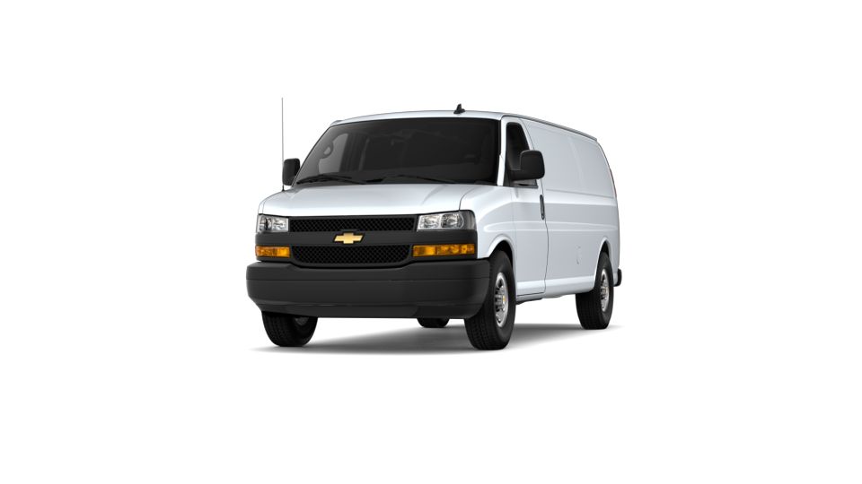 white chevrolet van